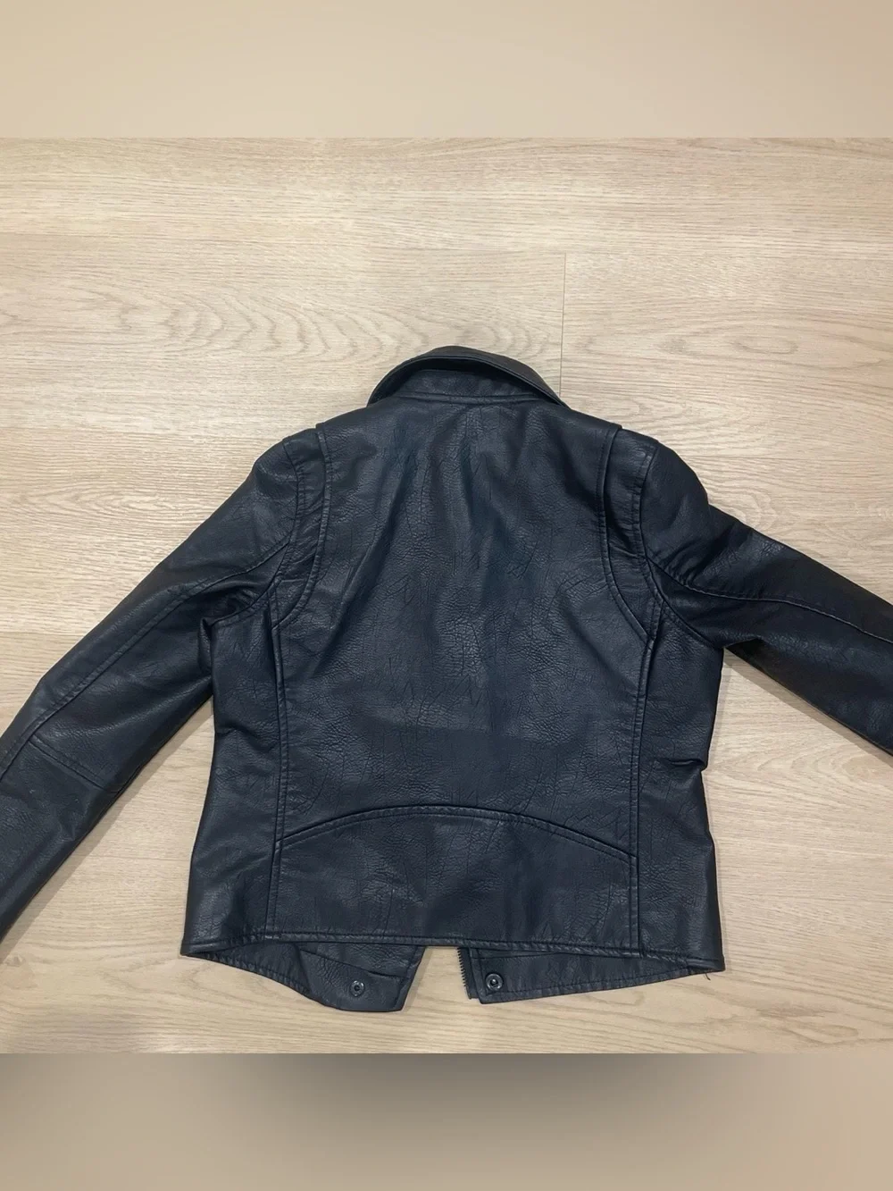 Blank NYC Black Faux Leather Moto Jacket